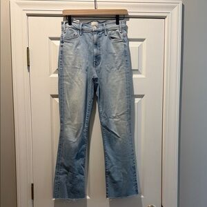 MOTHER The Hustler Ankle Fray Jeans